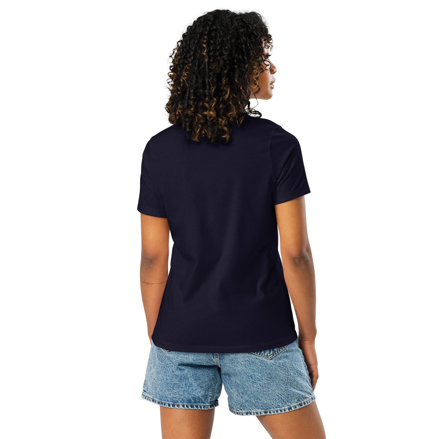 Embroidered Women's Relaxed T-Shirt Afro Breed
