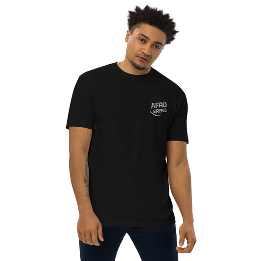 Men’s premium heavyweight tee Afro Breed Embroidery