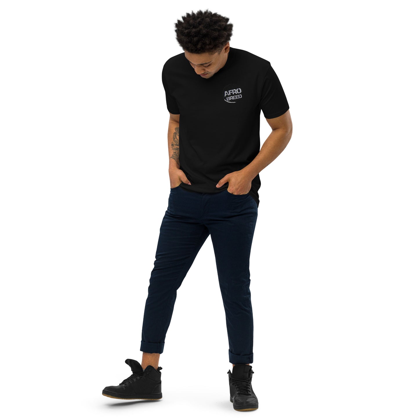 Personalized Men’s T-Shirt (JUST PLACE YOUR ORDER AND REPLY TO THE ORDER CONFERMATION EMAIL WITH THE TEXT YOU WANT ON THE BACK OF YOUR T-SHIRT)