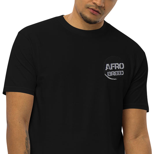 Men’s premium heavyweight tee Afro Breed Embroidery