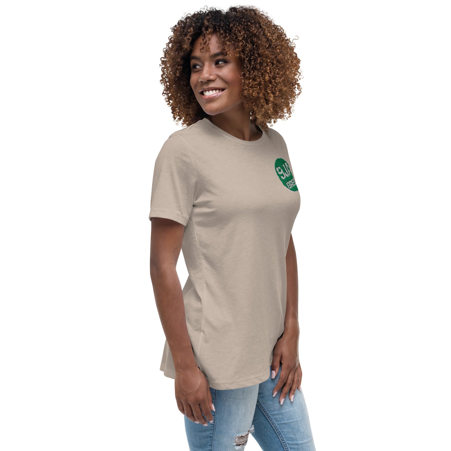 Embroidered Women's Relaxed T-Shirt 9ja Breed