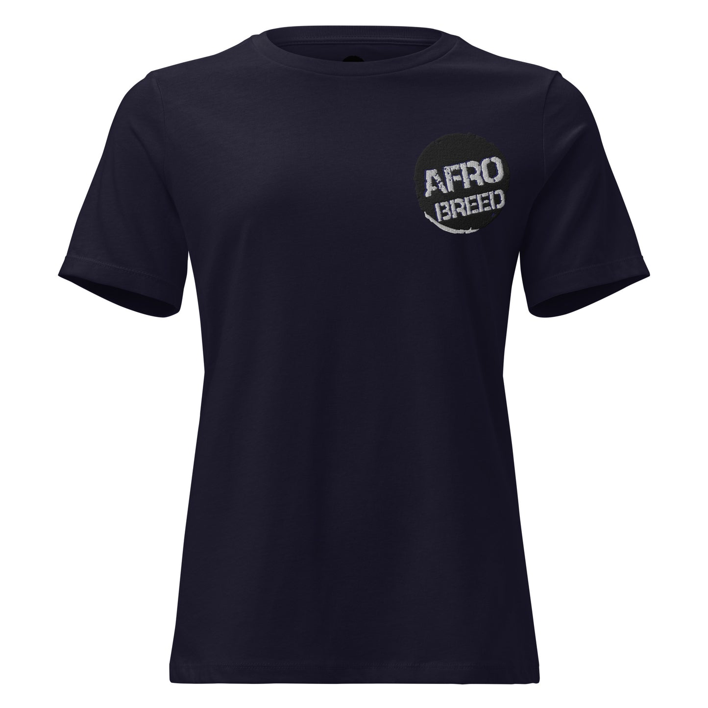 Embroidered Women's Relaxed T-Shirt Afro Breed